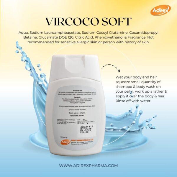 Vircoco soft shampoo and body wash - Image 2